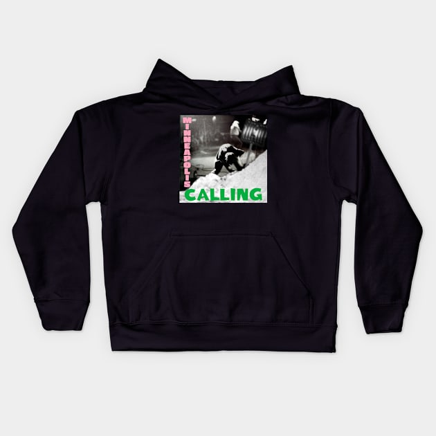 Minneapolis Calling Kids Hoodie by acurwin